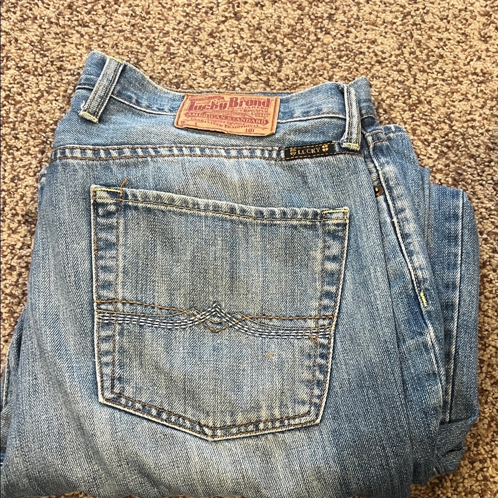 Lucky beans faded jeans size 36